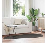 Tappeto HUARTE Antracite 100 x 200 cm Poliestere