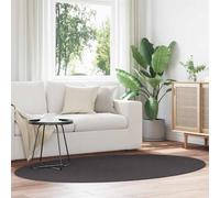 Tappeto HUARTE Antracite 140 x 200 cm 100% Poliestere