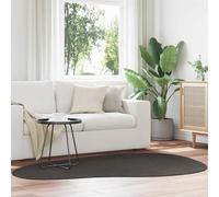 Tappeto HUARTE Antracite 140 x 200 cm Poliestere