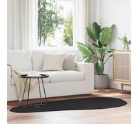 Tappeto HUARTE Nero 100 x 200 cm Poliestere