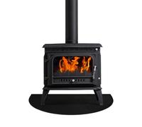 Tappeto Ignifugo 60 x 100 cm, Tappeto Ignifugo per Camino, Pieghevole Tappetino per Braciere in Fibra di Silicone, Tappeto Per Stufa Per Barbecue, Prato, Giardino, Pavimento, Cortile, Nero