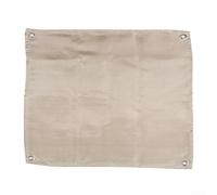 Tappeto ignifugo resistente al calore per barbecue, con materiale ignifugo per proteggere terrazze, patio, erba, legno e aree di cemento (45 x 45 cm)