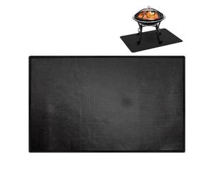 Tappeto ignifugo resistente al fuoco Campeggio portatile | Sotto-tappeto per camino e braciere per fuoco, barbecue, patio, piattaforma, pavimento, esterno, giardino, tenda all'aperto,
