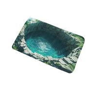 Tappeto Illusione 3D, Lavabile Assorbente Antiscivolo, 50x80 Cm, Tappetino Cascata, Tappeti Illusione Ottica, Texture Morbida Microfibra, Per La Decorazione Domestica Ingressi Soggiorno Camera Da Lett