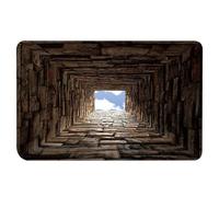 Tappeto Illusione Ottica 3D - Tappeto Divertente Antiscivolo 80x50 cm, Materiale in Velluto di, Strumento Decorativo per la Casa con Effetti Realistici | Per compleanno, Halloween, Ringrazia