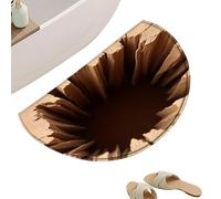 Tappeto Illusione Ottica - Morbido Tappetino Assorbente Lavabile, Design Realistico Del Foro, Runner Da Pavimento | Tappeto Vivente Uso Camera Da Soggiorno Bagno Ingresso Ufficio Hotel Interno E