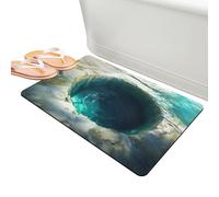 Tappeto Illusione Ottica - Tappetino Design Voragine Senza Fondo - Buco Illusione Ottica 3D su Tappeto,Per Interni Ed Esterni Casa Soggiorno Camera Da Cucina Bagno Portico Ingresso Scale Zona Giochi D