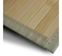 Tappeto in bambù "Magenta", per bagno e soggiorno | vivere in modo naturale con 100% di bambù genuino | Stuoia di bambù in molti formati, naturale, 90 x 120 cm