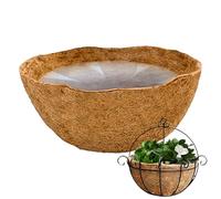 Tappeto in cocco di cocco, fodera in palme da cocco,Base di cocco di rivestimento del del vaso di fiori - rivestimento di vasi di fiori di territorio, rivestimento di ricambio per