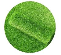 Tappeto in erba artificiale per esterni, tappeto erboso spesso realistico con fori di drenaggio per una facile pulizia, ideale per la decorazione del prato del patio