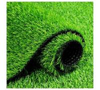 Tappeto in erba artificiale per uso esterno 2,3 cm altezza pelo tappeto sintetico portatile per giardino e prato a bassa manutenzione 3 x 5 piedi perfetto per terrazze e aree gioco.