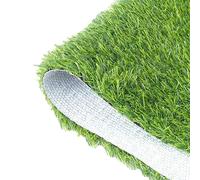 Tappeto in erba artificiale, verde, 120 x 180 cm, antiscivolo, impermeabile, ignifugo, morbido, per interni ed esterni