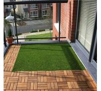 Tappeto in erba sintetica di alta qualità, altezza 10 mm, per cani e animali domestici, resistente, per interni ed esterni, perfetto per cortili, dimensioni 1 x 2 m