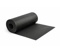 Tappeto in Gomma 1000 Righe Nero H 120 cm Spessore 3 mm - Rotolo Antiscivolo da 1 a 10 Metri, Pavimentazione Industriale per Garage, Officina e Furgoni - LEMAG SRL (2M)