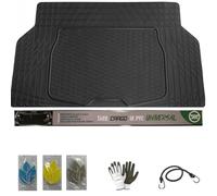TAPPETO IN GOMMA VASCA BAULE PVC BASE APPOGGIO ANIMALI E OGGETTI 120X80 RESISTENTE AD OLIO-ACQUA COFANO POSTERIORE AUTO COMPATIBILE CON TOYOTA C-HR 1.8 Hybrid CVT Trend