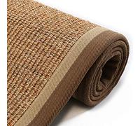 Tappeto in iuta ecologico, lavabile, 60 x 120 cm, resistente, rettangolare, per interni ed esterni, elegante e moderno, decorazione per la casa, soggiorno e camera da letto