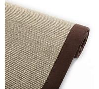 Tappeto in iuta ecologico, lavabile, rettangolare, per soggiorno, camera da letto e uso esterno, elegante, in fibra naturale, decorazione per la casa e per ambienti esterni, 40 x 60 cm