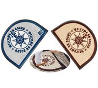 TAPPETO IN MOQUETTE NAUTICA YACHT TARTARUGA WELCOME ON BOARD NAVIGARE ROSEWIND