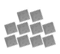 Tappeto in morbida schiuma anti-scivolamento, per camera da letto e sala giochi, in schiuma EVA, 31 x 30 cm, 10 pezzi (grigio)
