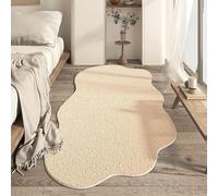 Tappeto in morbido cashmere a forma di nuvola, antiscivolo, lavabile, design irregolare per una facile manutenzione, decorazione di lusso ideale per soggiorno e camera da letto