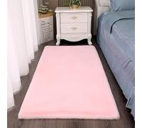 Tappeto in peluche, 80 x 160 cm, morbido e soffice, non perde pelo, moderno, per camera da letto, cameretta delle ragazze, decorazione per la casa, accogliente tappetino per interni