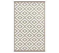 Tappeto in plastica da esterno Austin marrone 150 x 240 cm tappeto giardino t...