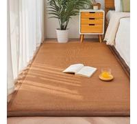 Tappeto in rattan antiscivolo e traspirante, tappetino pieghevole in rattan, ampio tappeto passatoia, bordo ampiamente avvolgente, tatami giapponese per soggiorno, camera da letto(D,120x200cm)