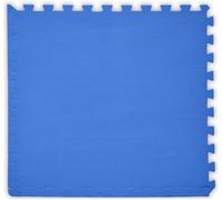 Tappeto in schiuma per bambini - blu scuro, 1 pezzo con bordi