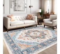 Tappeto in stile bohémien per soggiorno, grande area, divano, camera da letto, tappetino da ufficio, facile da pulire, impermeabile, per pavimenti. 50X80cm/20x31in