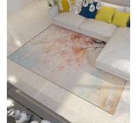 Tappeto in stile retrò boho con fiori di ciliegio che cadono, petali a pelo basso, tappeto morbido da interno per soggiorno, camera da letto Ufficio, lavabile in lavatrice 180x270cm