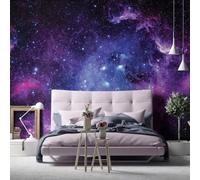 Tappeto in tessuto non tessuto per cameretta bambini, con tema galassia, spazio, stelle e universo - 300 cm x 210 cm Poster - Adesivi murali - Quadri senza cornice