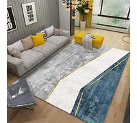 Tappeto in velluto nordico con cristalli, tappeto moderno per soggiorno e camera da letto, semplice tappetino da tavolo per ufficio, 80 x 160 cm, morbido ed elegante decorazione per la casa