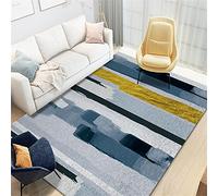 Tappeto in velluto nordico in cristallo moderno semplice per soggiorno e camera da letto, 160 x 230 cm, tappetino da tavolo centrale elegante tappetino da ufficio in peluche morbido decorazione per la