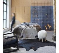 vidaXL Tappeto in Vera Pelle Bovina 180x220 cm