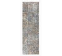Tappeto in vinile -Tappeti Tadi & Impero - Imitazione Metallo Ossidato Marrone - Design Industriale ed Elegante per Decorazione Interni - 65X900 centimetri