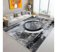 Tappeto Industria dell'astrazione geometrica Soggiorno Antiscivolo Lavabile Pelo Corto Effetto Stampato Oro estivo, rilassante, fondo per cucina, soggiorno 120x180