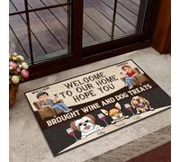 Tappeto Ingresso Casa Antisporco Tappeti D'Ingresso Resistente Tappetino Da Bagno Per Terrazzo Camera Letto Soggiorno 40X60Cm Faresti Meglio A Barattare Vino E Dolcetti Per Entrare Nel Cane