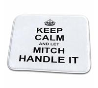 Tappeto Ingresso Keep Calm And Let Mitch Handle It, Custom Name Slogan Moderno Tappeto Per Porta D Ingresso Pulizia Facile Zerbini Di Benvenuto Per Corridoio Zona Balcone