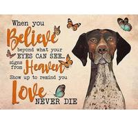 Tappeto Ingresso Morbido Zerbino Di Benvenuto German Shorthaired Pointer When You Believe Beyond What Your Eyes Can See Moderno Tappetini Da Bagno Per Camera Cortile Cucina 40X60Cm