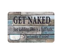 Tappeto Ingresso Resistente Sporco Zerbino Entrata Just Kidding This Is A Half Bath Don'T Make It Weird Lavabile Tappetino Da Bagno Per Casa Ingresso Interno 40X60Cm