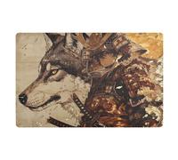Tappeto Ingresso Samurai And Wolf Lavabile In Lavatrice Tappeto Moderno Tappeto Interno Per Casa Corridoio Balcone