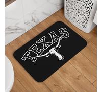 Tappeto Ingresso Texas Longhorn Lone Star State Texas Strong Lavabile Zerbinotto Robusto Tappeto D'Ingresso Per Corridoio Ufficio Veranda 60X40Cm