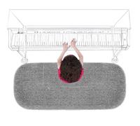 Tappeto insonorizzato per pianoforte verticale Tappetino protettivo per pianoforte Tappetino antiscivolo Tappetino acustico Tappetino fonoassorbente Coperte fonoassorbenti