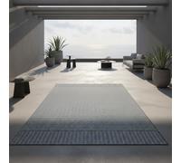 Tappeto interno & esterno vintage aspetto invecchiato resistente alle intemperie lavabile resistente grigio 80x150 cm balcone terrazza cucina adatto riscaldamento a pavimento facile manutenzione