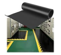 Tappeto Isolante Dielettrico Per Quadri Elettrici, Resistente E Non Conduttivo, Tappeto Elettrico Ad Alta Tensione Ammortizzante, Isolante In Gomma Per Uso Industriale(12mm-2x1m/6.6x3.3ft)