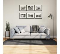 Tappeto IZA a Pelo Corto Aspetto Scandinavo antracite 100x200cm
