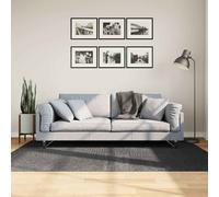 Tappeto IZA a Pelo Corto Aspetto Scandinavo antracite 140x200cm