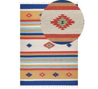 Tappeto Kilim cotone multicolore 200 x 300 cm TARONIK