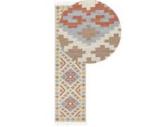 Tappeto kilim cotone multicolore 80 x 300 cm ATAN