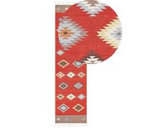 Tappeto Kilim cotone multicolore 80 x 300 cm LORUT